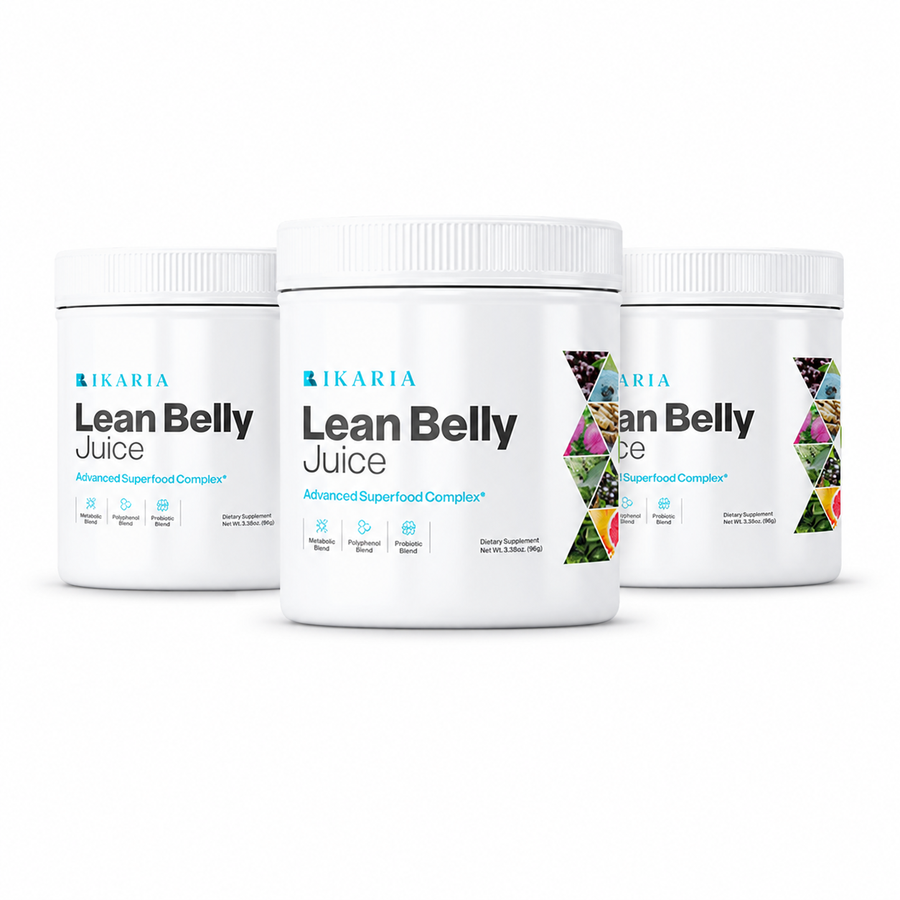 3 bottles Ikaria Lean Belly Juice — 90 day supply