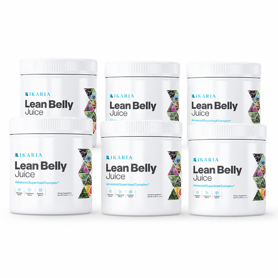 6 bottles Ikaria Lean Belly Juice — 180 day supply best value